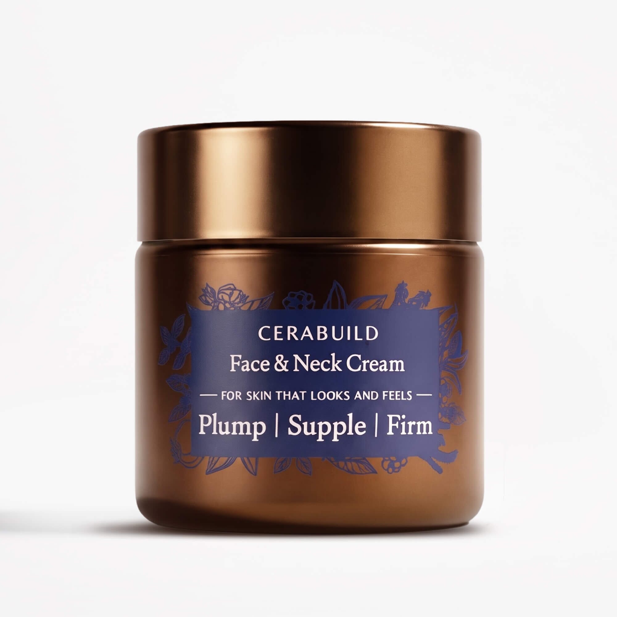 Cerabuild Face and Neck Cream - Restore and Protect Your Skin's Lost Moisture with Phyto-Ceramides Lotion & Moisturizer A. Modernica Naturalis 