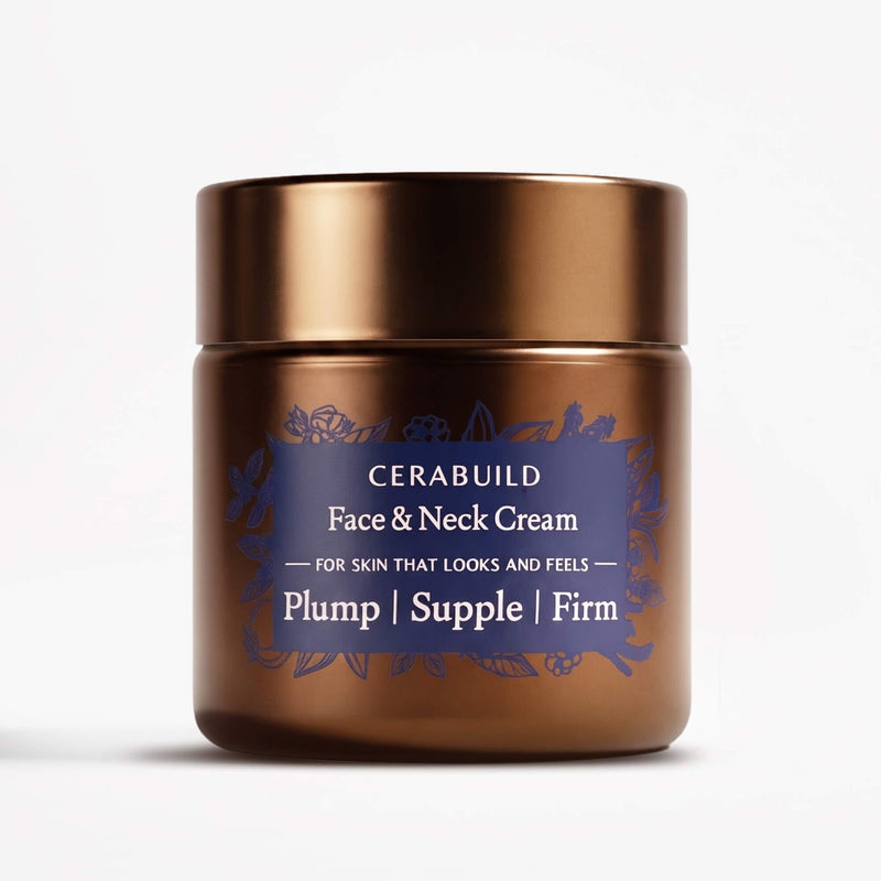 Cerabuild Face and Neck Cream - Restore and Protect Your Skin's Lost Moisture with Phyto-Ceramides Lotion & Moisturizer A. Modernica Naturalis 