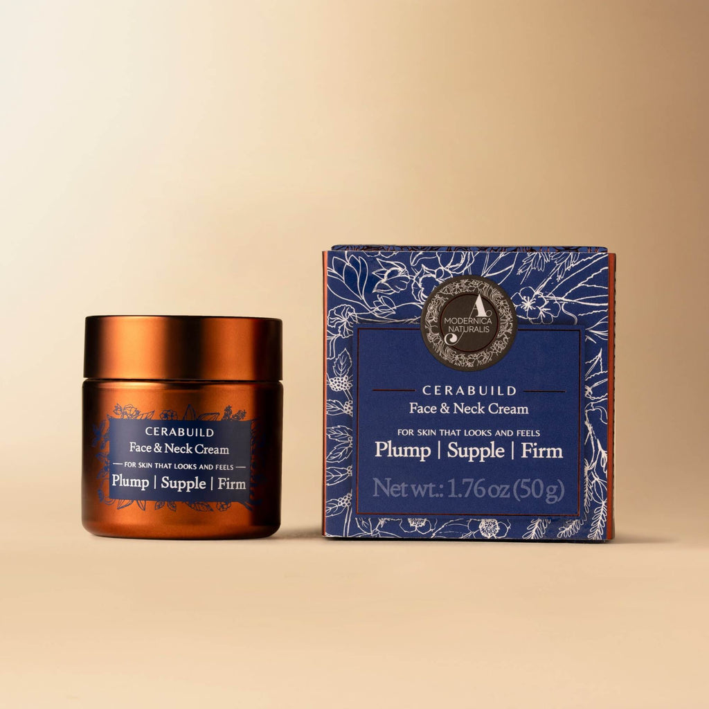 Cerabuild Face and Neck Cream - Restore and Protect Your Skin's Lost Moisture with Phyto-Ceramides Lotion & Moisturizer A. Modernica Naturalis 