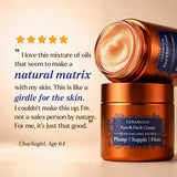 Cerabuild Face and Neck Cream - With Phyto-Ceramides - Restores Skin's Gone Moisture and Protects Skin's Barrier Lotion & Moisturizer A. Modernica Naturalis 
