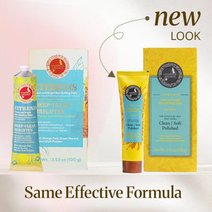 Citrenis Clean and Bright Skin-Buffing Gelly - For Soothing, Lasting Freshness | Pack of 2 Face Scrub A. Modernica Naturalis 