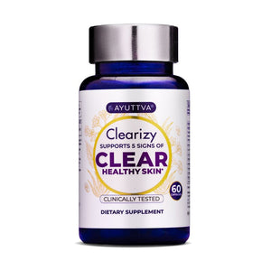 Clearizy Capsules for Clear Skin and Breakout Relief - 5-in-1 Acne Control | Clean Label 100% natural | Fast Acting Long Lasting Ayuttva 