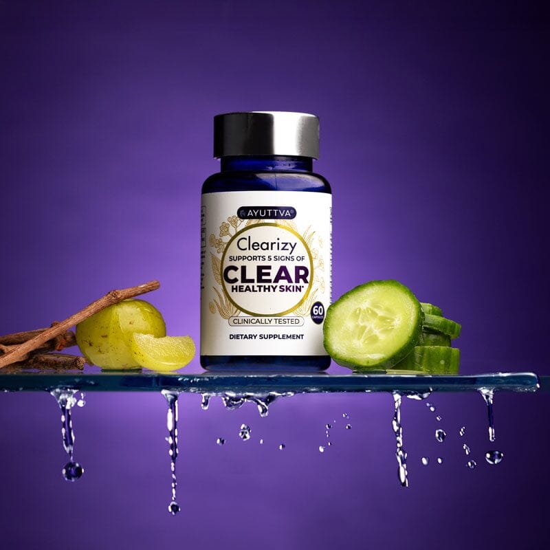 Clearizy Capsules: Support Clear Skin & Breakout Management Pack of 1 Supplements Ayuttva 