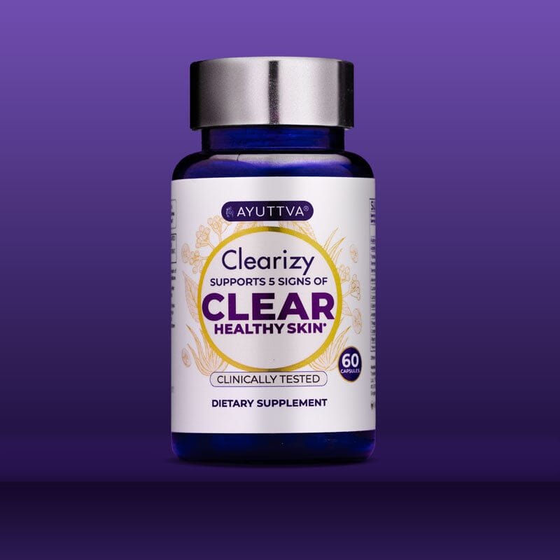 Clearizy Capsules: Support Clear Skin & Breakout Management Pack of 1 Supplements Ayuttva 
