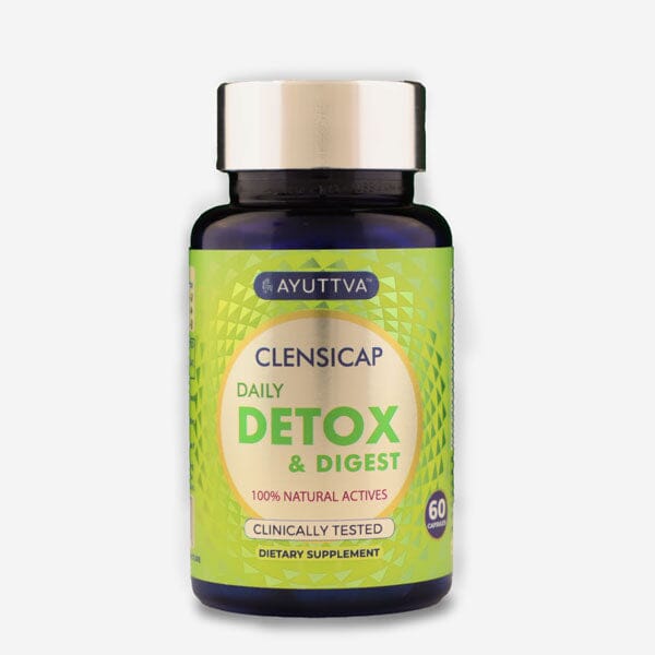 Clensicap - Daily Detox Supplement for Improved Strength, Stamina, Sleep and Digestion Supplements Ayuttva 