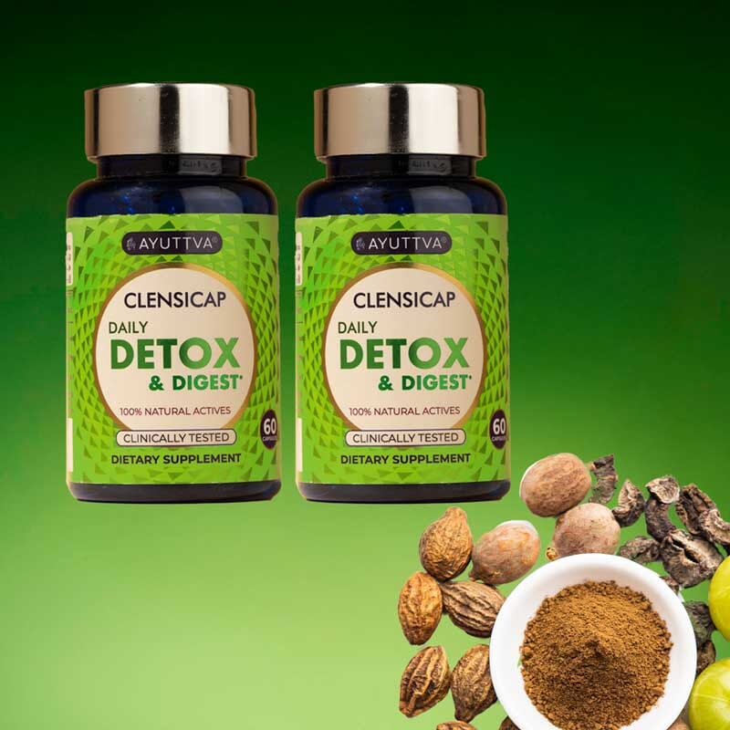 Clensicap - Pack of 2 Supplements Ayuttva 