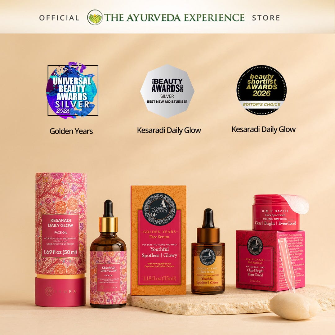 Dark Spot Kit:- The 3-Step Ritual to Fade Dark Spots From Every Angle Beauty set The Ayurveda Experience 