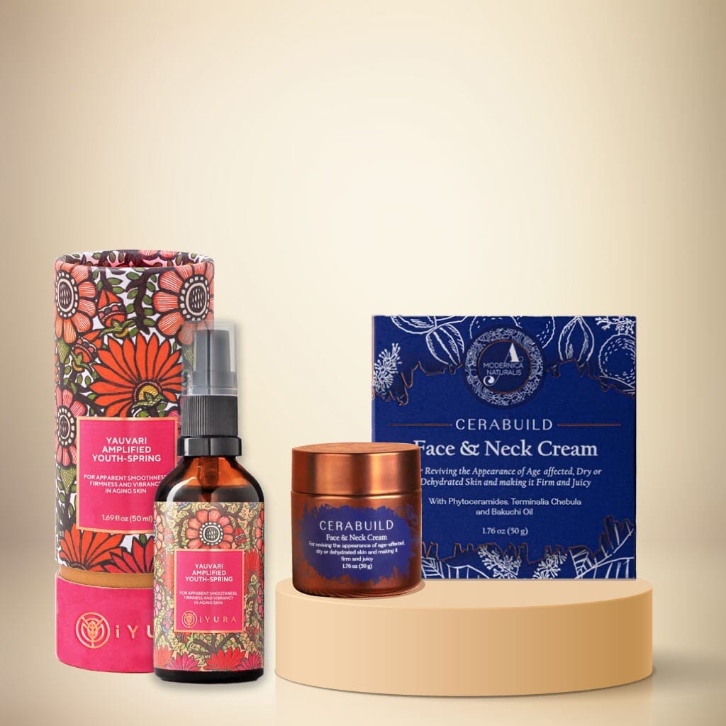 Face and Neck Boost Duo Beauty set The Ayurveda Experience 