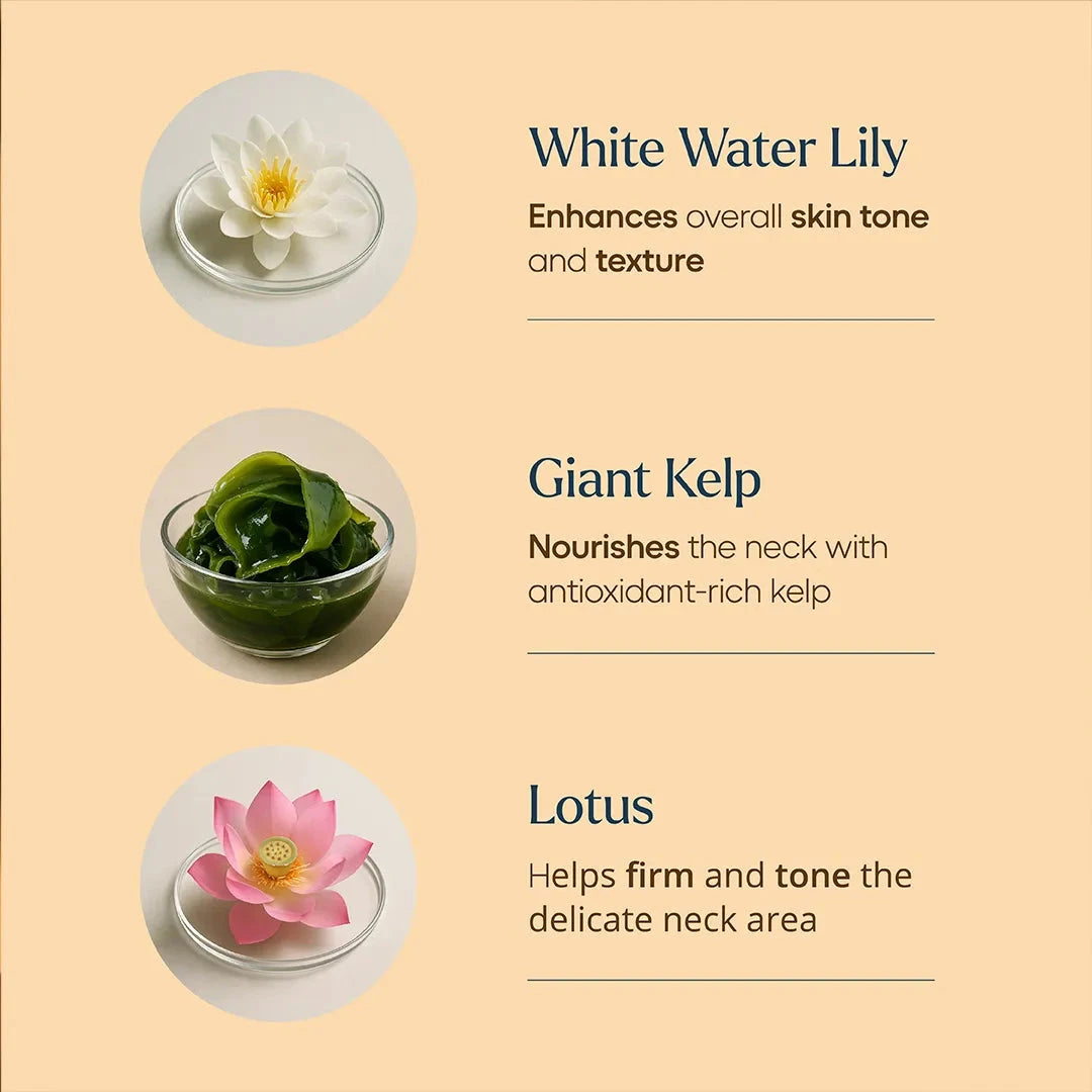 white pond lily benefits Firm-Focus Neck Mask