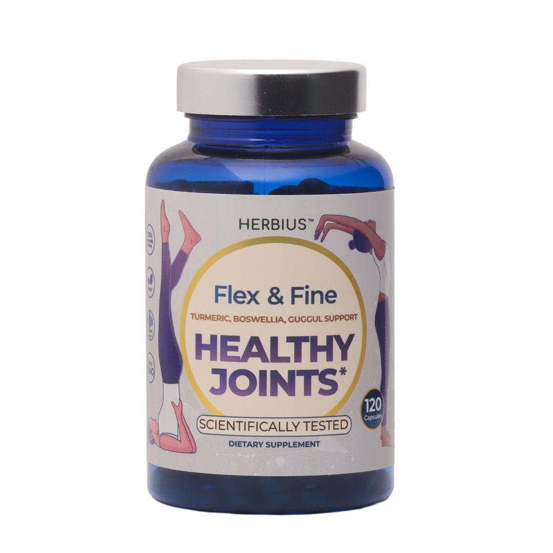Flex & Fine – Joint Supplement for Cartilage, Bone, and Synovial Fluid Support | Vegan, Scientifically Tested Ayuttva 