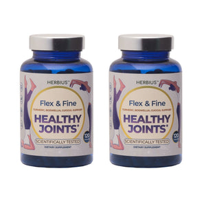 Flex & Fine – Joint Supplement for Cartilage, Bone, and Synovial Fluid Support | Vegan, Scientifically Tested - Pack of 2 Ayuttva 
