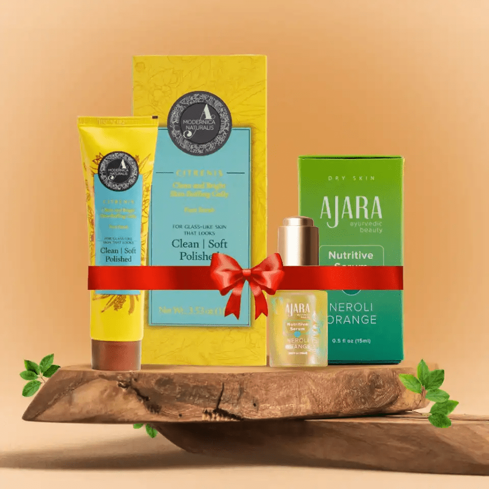 🎁 FREE BLACK FRIDAY GIFT: Cleanse and Nourish Duo For Dry Skin - Full-Sizes of Citrenis Clean and Bright Skin-Buffing Gelly & Neroli Orange Nutritive Serum worth $70 USD! (100% off) The Ayurveda Experience 