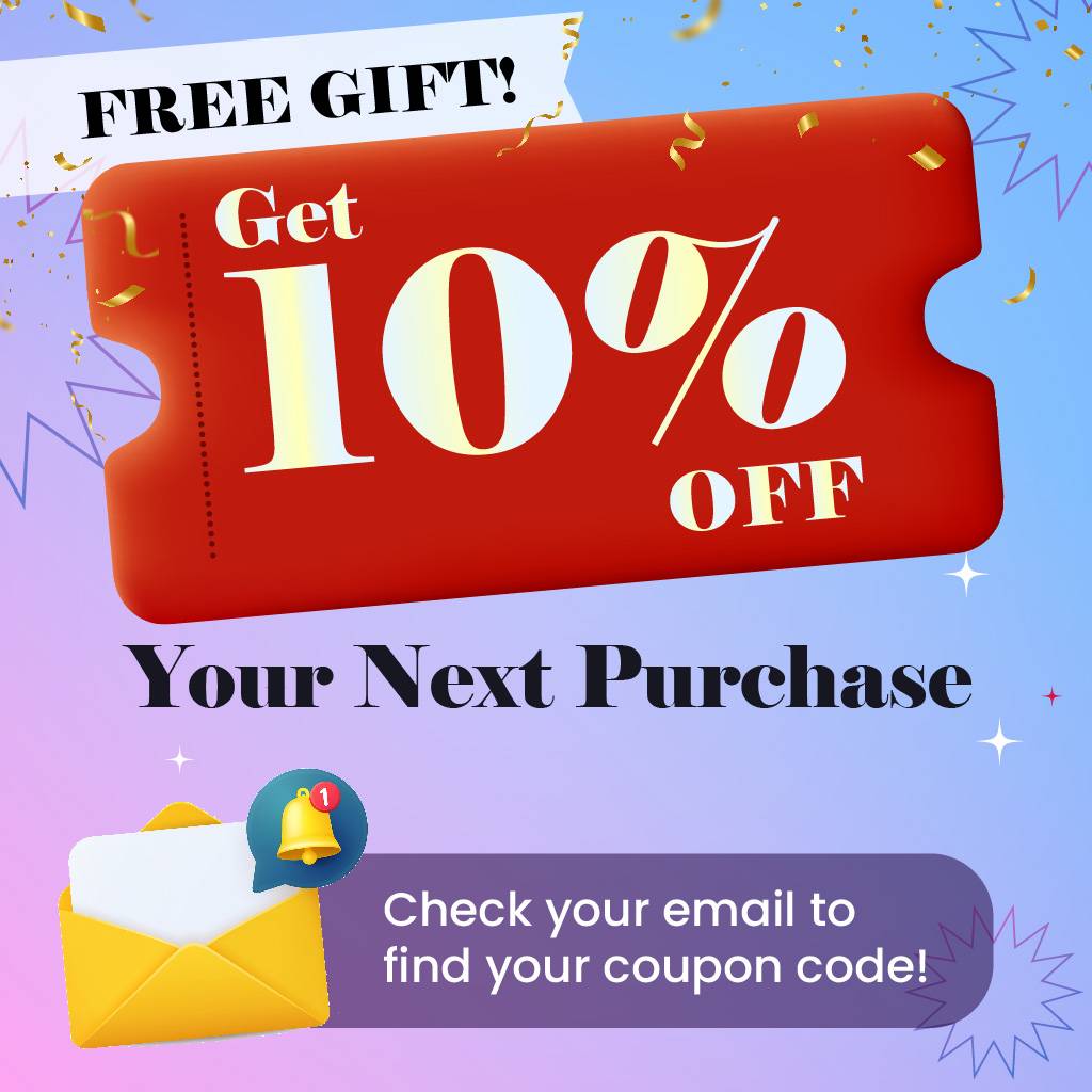 FREE GIFT: Get 10% OFF your next purchase! Check your email for your COUPON CODE after making this purchase! singleton_gift iYURA 