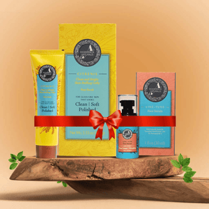 FREE SEASON OF AYURVEDA GIFT: Tone & Glow Duo - Full-Sizes of Citrenis Clean and Bright Skin-Buffing Gelly & Line-Tune Face Serum worth $73 USD! The Ayurveda Experience 