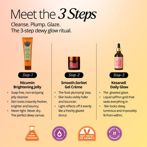 Glazed Donut Kit:- The 3-Step Ritual for Glass-Skin, Glazed-Donut Glow The Ayurveda Experience 