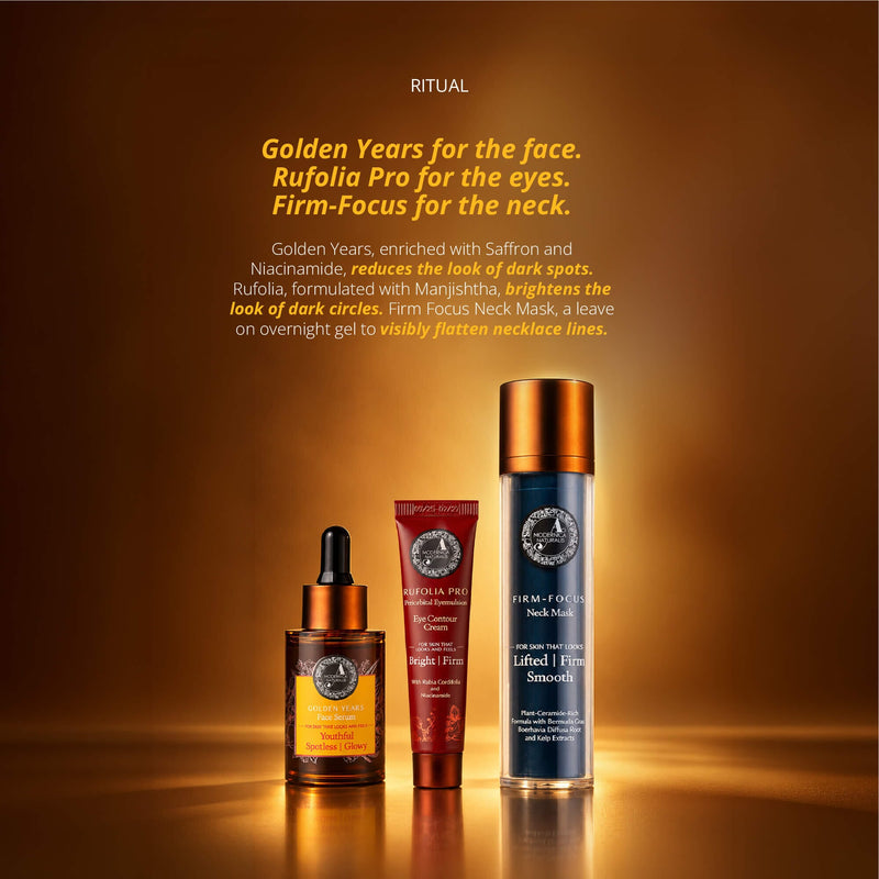 Golden Years - Face Serum For Age Spots, Clear Complexion & Unwrinkled-Appearance Face Serum A. Modernica Naturalis 