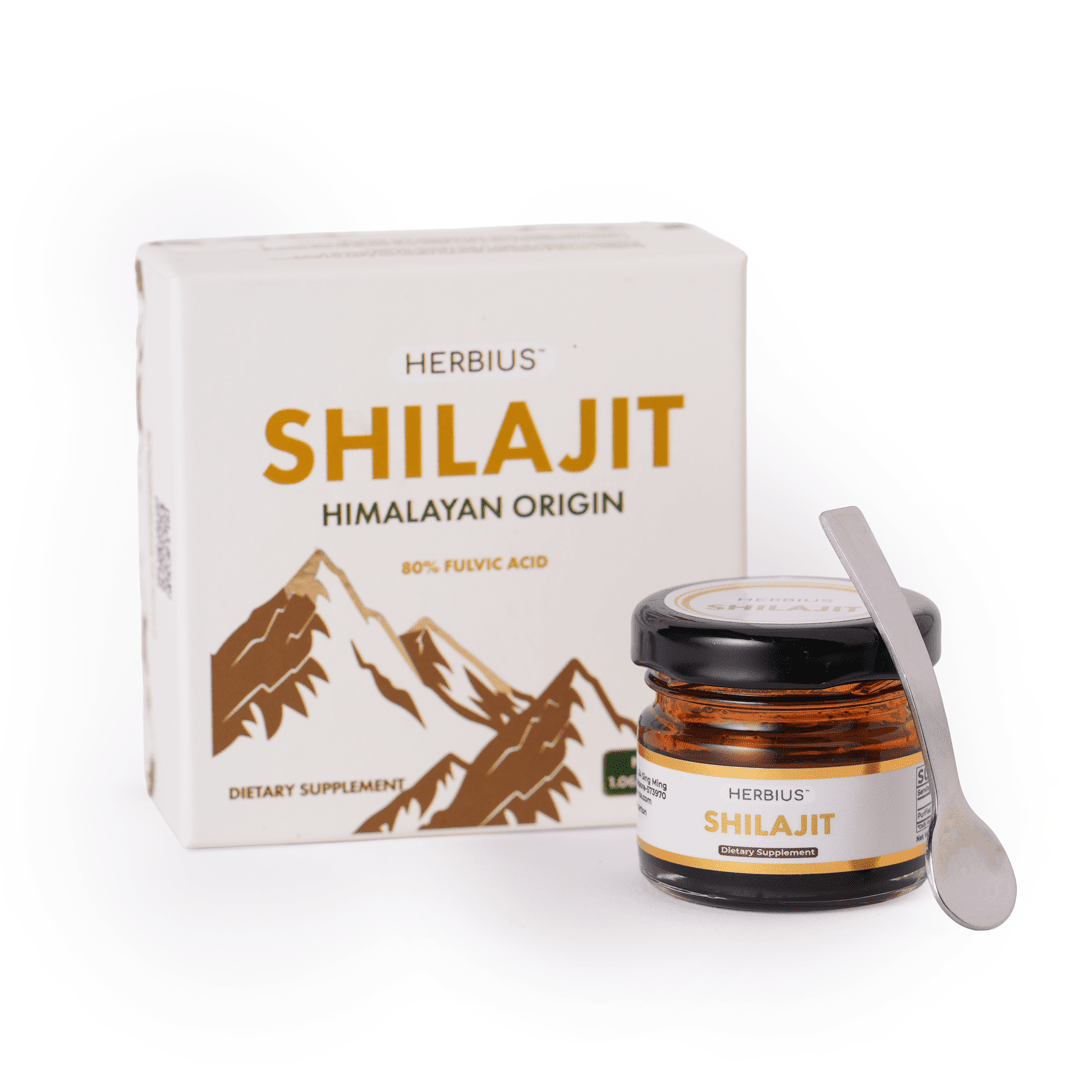 Herbius™ Shilajit | 100% Pure Himalayan Resin For Natural Energy, Hormonal Balance & Menopause Support - 20g Supplements Ayuttva 