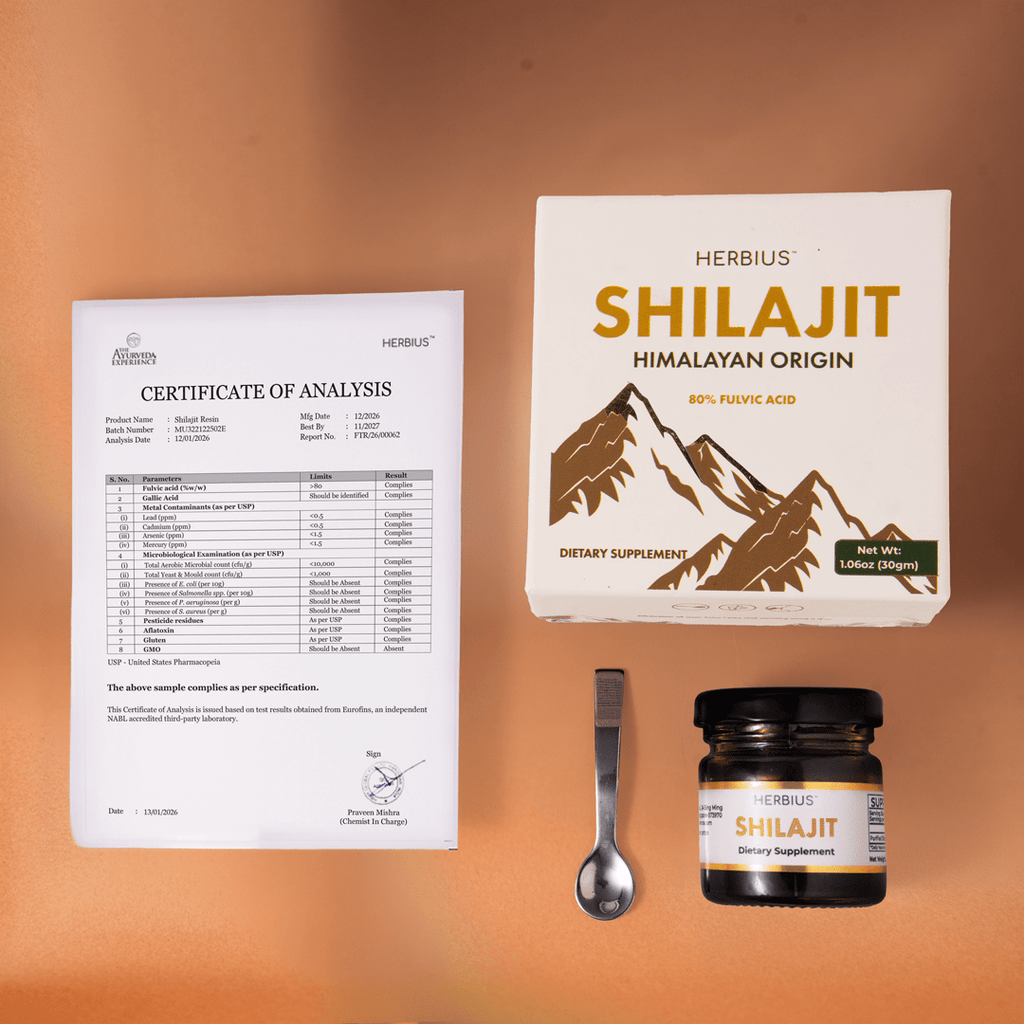 Herbius™ Shilajit | 100% Pure Himalayan Resin For Natural Energy, Hormonal Balance & Menopause Support - 30g Supplements Ayuttva 