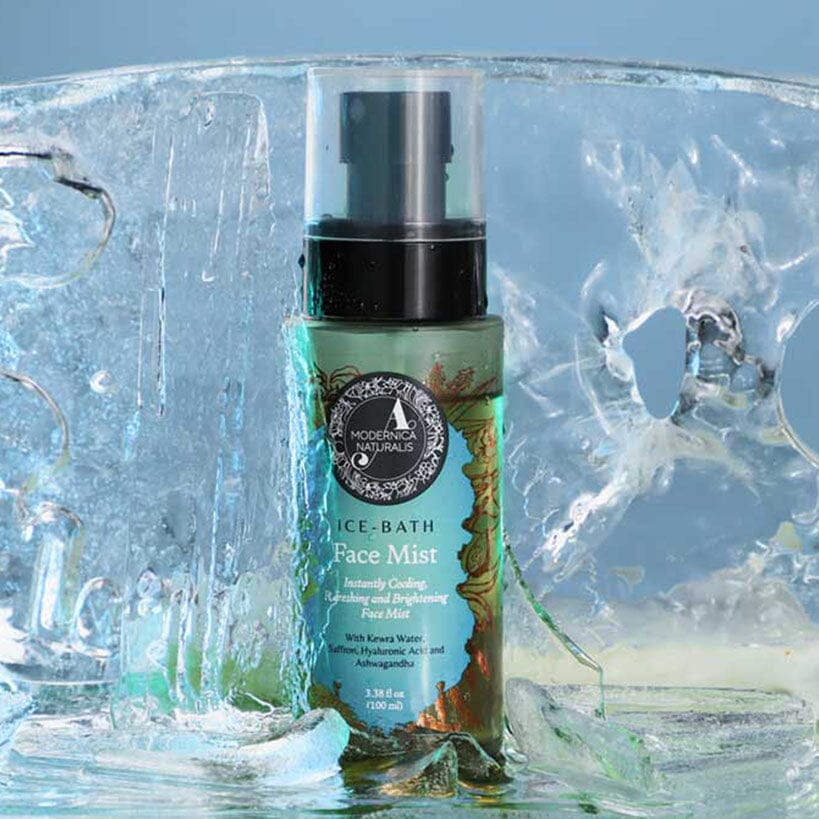 Ice-Bath Face Mist - Instantly Refreshes, Boosts Hydration, Gives a Glow Face Mist A Modernica Naturalis 