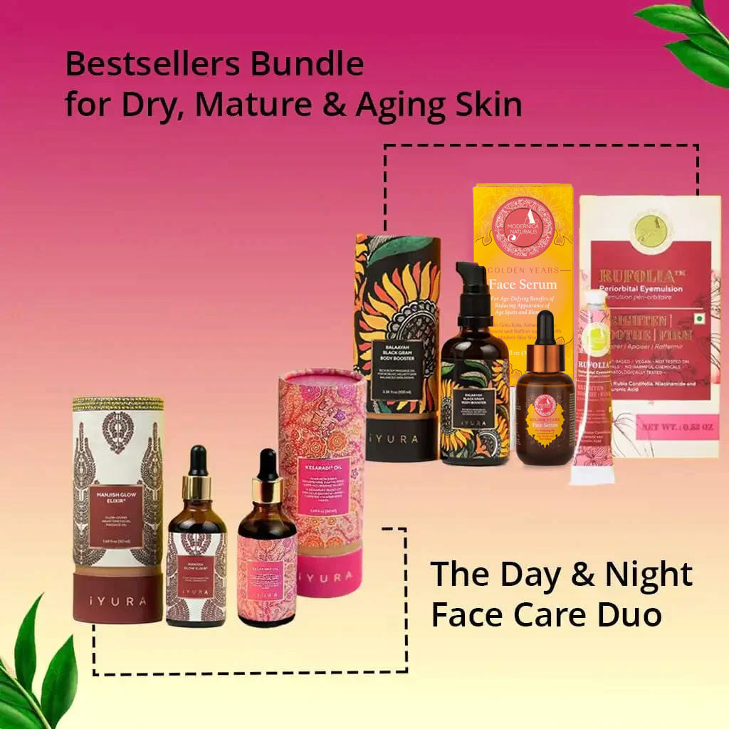 The Premium Bestsellers Bundle - Collection of the most Targeted, Gentle & Effective Natural Skincare for delicate, mature, thinning, aging skin