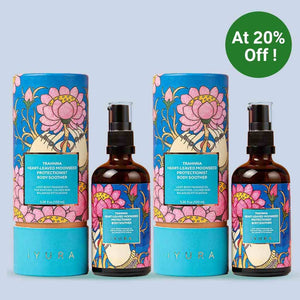 iYURA Trahnna | Heart-Leaved Moonseed | Protectionist Body Soother Body Oil iYURA 2 bottles of 3.38 fl oz each (100 ml each) at 20% OFF 