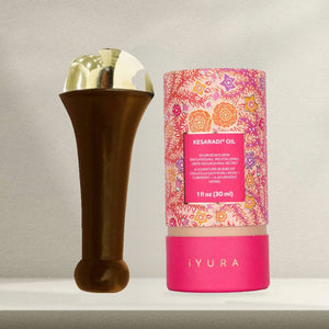 Kansa Wand - Personal Face Wand and Kesaradi Face Oil (1 fl oz) Skin Care The Ayurveda Experience 
