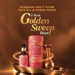 Kansa Wand - Personal Face Wand and Kesaradi Face Oil (1.69 fl oz) Skin Care The Ayurveda Experience 