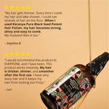 Keranya Pure Black Seed Potent Hair Potion - More Shiny Hair On The Head, Not In The Comb Hair Oil iYURA 