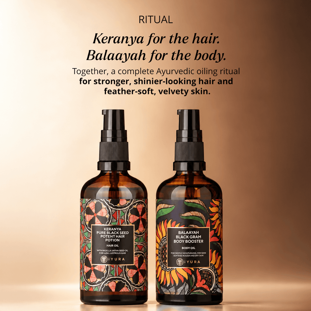 Keranya Pure Black Seed Potent Hair Potion - More Shiny Hair On The Head, Not In The Comb Hair Oil iYURA 