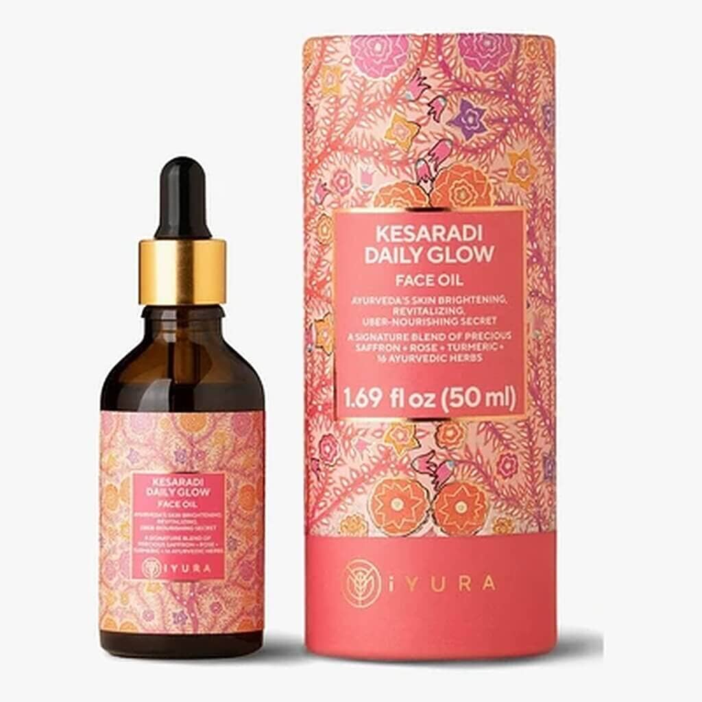 Kesaradi Daily Glow – Face Oil for Dry Skin or Sensitive Skin – Natural Skincare for Glowing Skin Face oil iYURA 