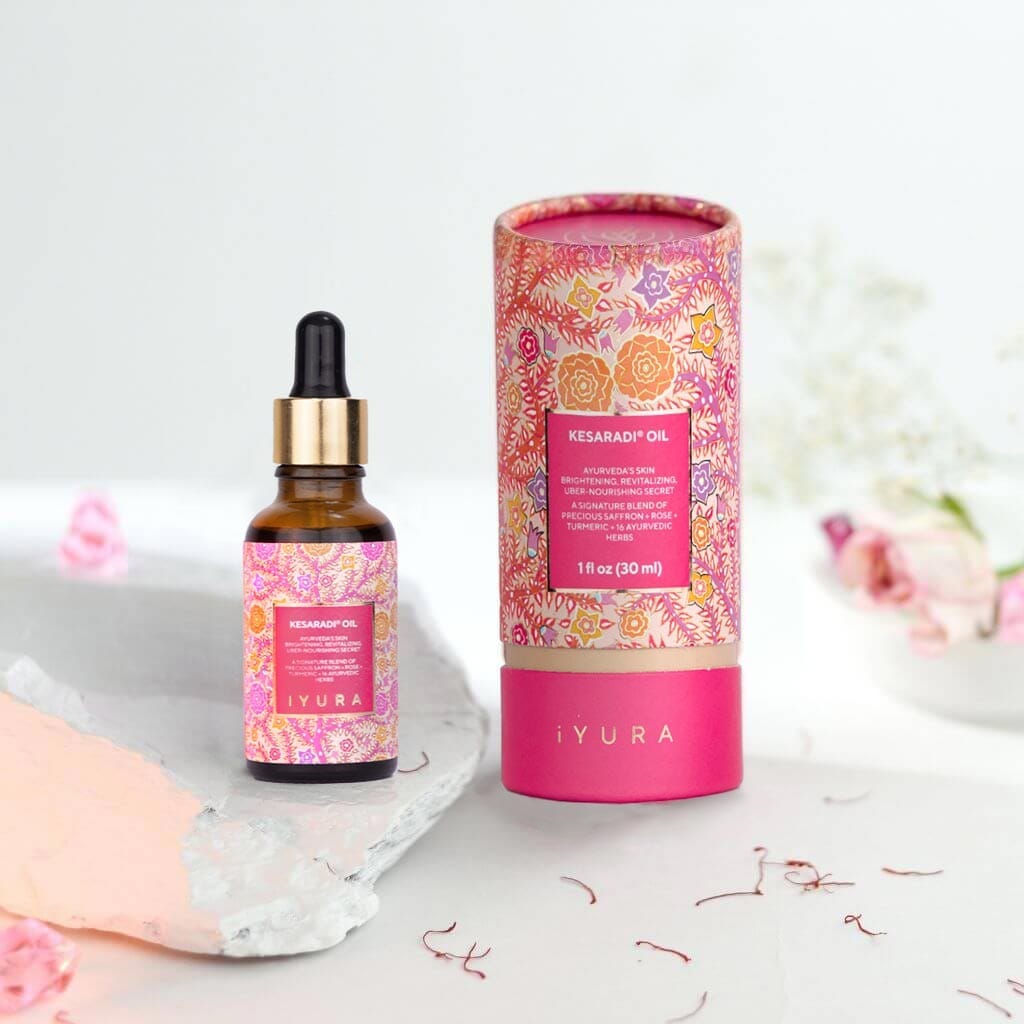 Kesaradi Oil - Best Face Moisturizer for a Healthy, Natural Face oil iYURA 1 fl oz (30 ml) 