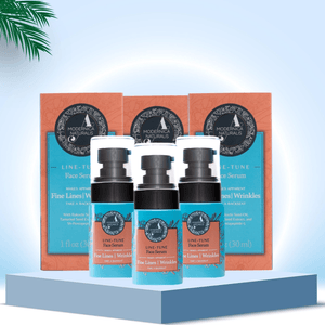 Line-Tune Face Serum – Reduces the Appearance of Fine Lines & Wrinkles – Hydrating Formula with Tamarind, Bakuchi, Arjuna, Guduchi & Peptides – Best Face Serum for Aging Skin with Fine Lines & Wrinkles - Pack of 3 Face Serum A Modernica Naturalis 