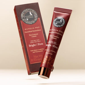 Manjistha Eye & Face Duo: Rufolia PRO Periorbital Eyemulsion and Manjish Glow Elixir Beauty set The Ayurveda Experience 