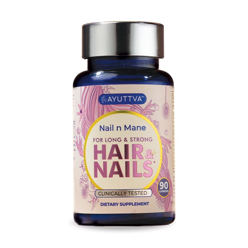 Nail n Mane - Ayurvedic Supplement for Healthy, Strong and Lustrous Hair and Nails Supplements Ayuttva 