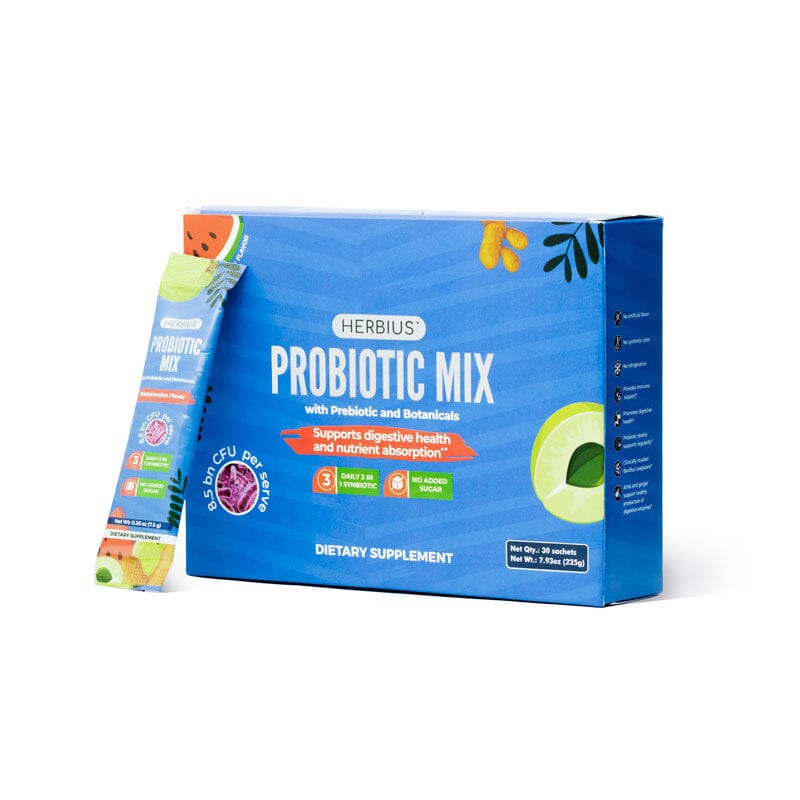 Probiotic Mix - 3-in-1 Smart Synbiotic Formula with Probiotic + Prebiotic + Ayurvedic Herbs Ayuttva 