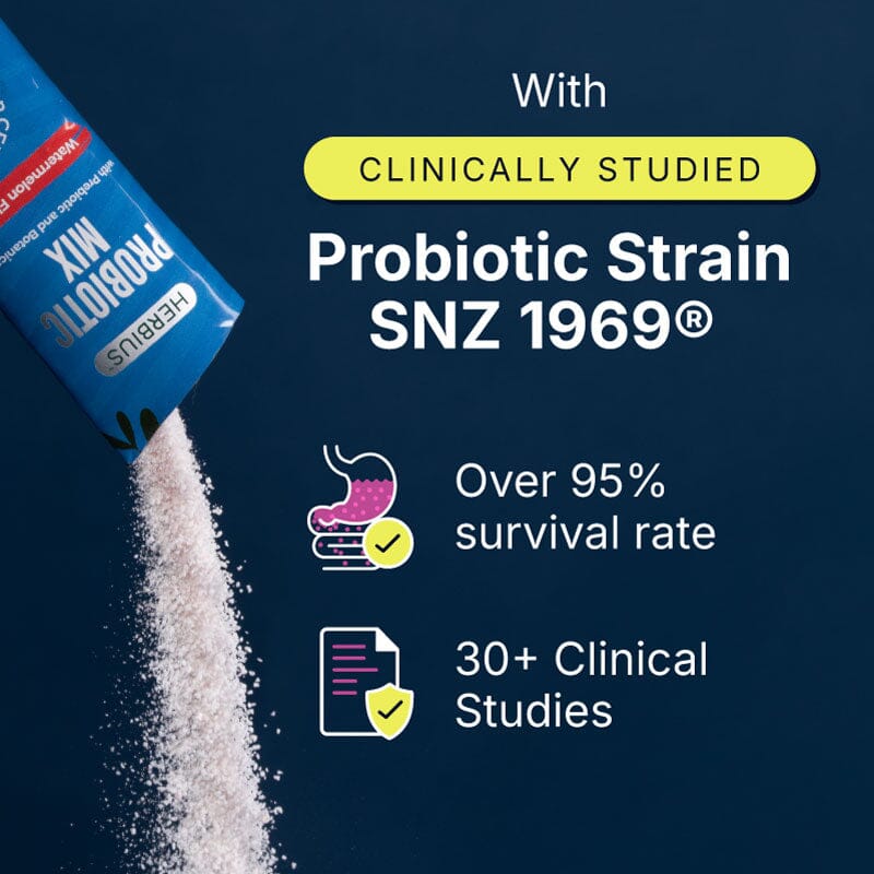 Probiotic Mix - 3-in-1 Smart Synbiotic Formula with Probiotic + Prebiotic + Ayurvedic Herbs Ayuttva 