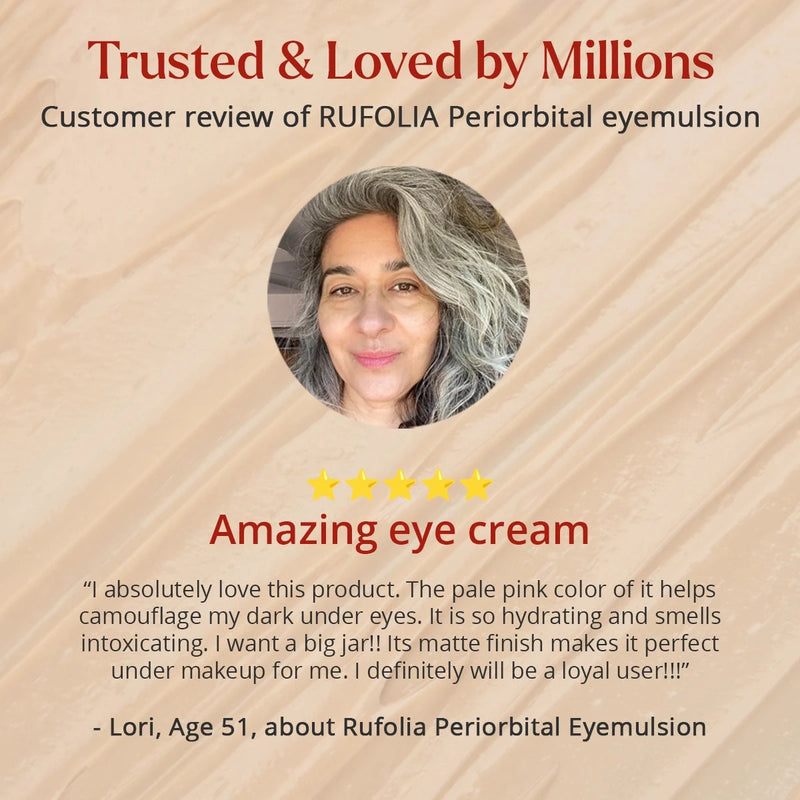 Rufolia Periorbital Eyemulsion - Brightening and Visibly Firming Eye Cream Eye Cream A Modernica Naturalis 