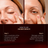 Rufolia PRO Periorbital Eyemulsion - Eye Contour Cream – Brighten, Visibly Firm and Moisturize Under-Eyes – New Formula with Manjistha, Aloe Vera, Lotus, and Niacinamide – Best Under-Eye Cream – With Clinically Tested Ingredients Eye Cream A. Modernica Naturalis 