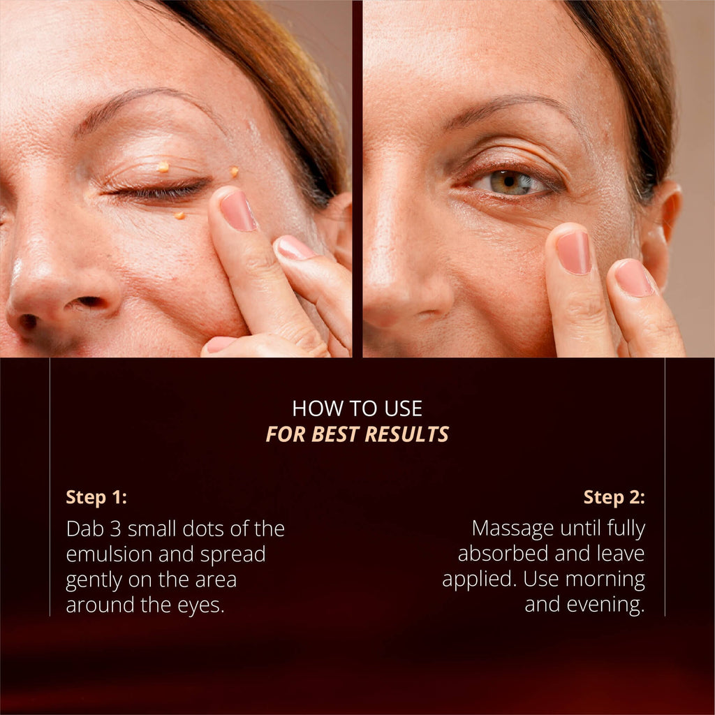 Rufolia PRO Periorbital Eyemulsion - Eye Contour Cream – Brighten, Visibly Firm and Moisturize Under-Eyes – New Formula with Manjistha, Aloe Vera, Lotus, and Niacinamide – Best Under-Eye Cream – With Clinically Tested Ingredients Eye Cream A. Modernica Naturalis 