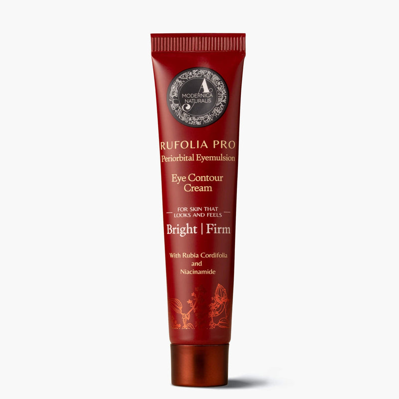 Rufolia PRO Periorbital Eyemulsion - Eye Contour Cream – Brighten, Visibly Firm and Moisturize Under-Eyes – New Formula with Manjistha, Aloe Vera, Lotus, and Niacinamide – Best Under-Eye Cream – With Clinically Tested Ingredients Eye Cream A. Modernica Naturalis 
