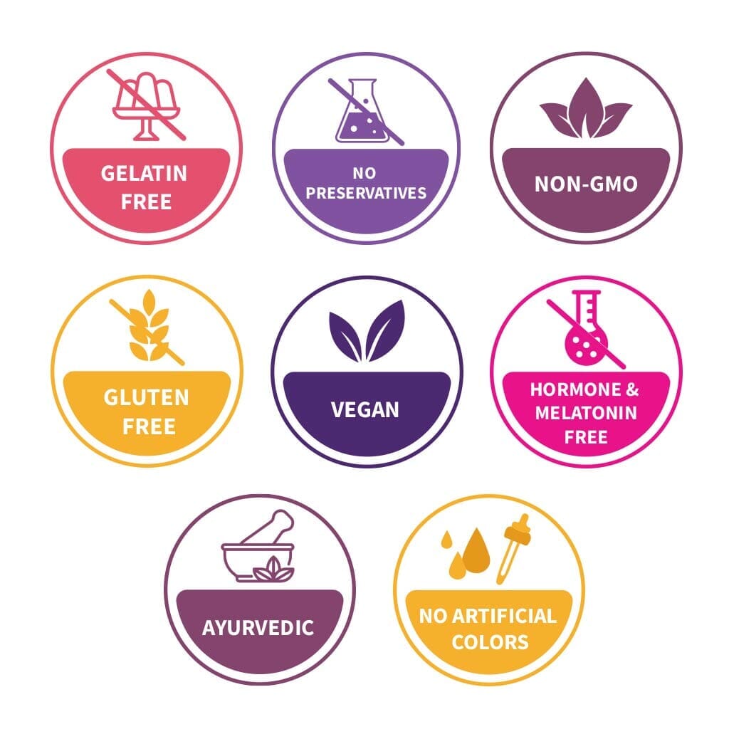 Sleep Gummies with KSM 66 Ashwagandha and Valerian Root for Blissful Sleep | Tasty Blueberry Flavor | Supplements Ayuttva 