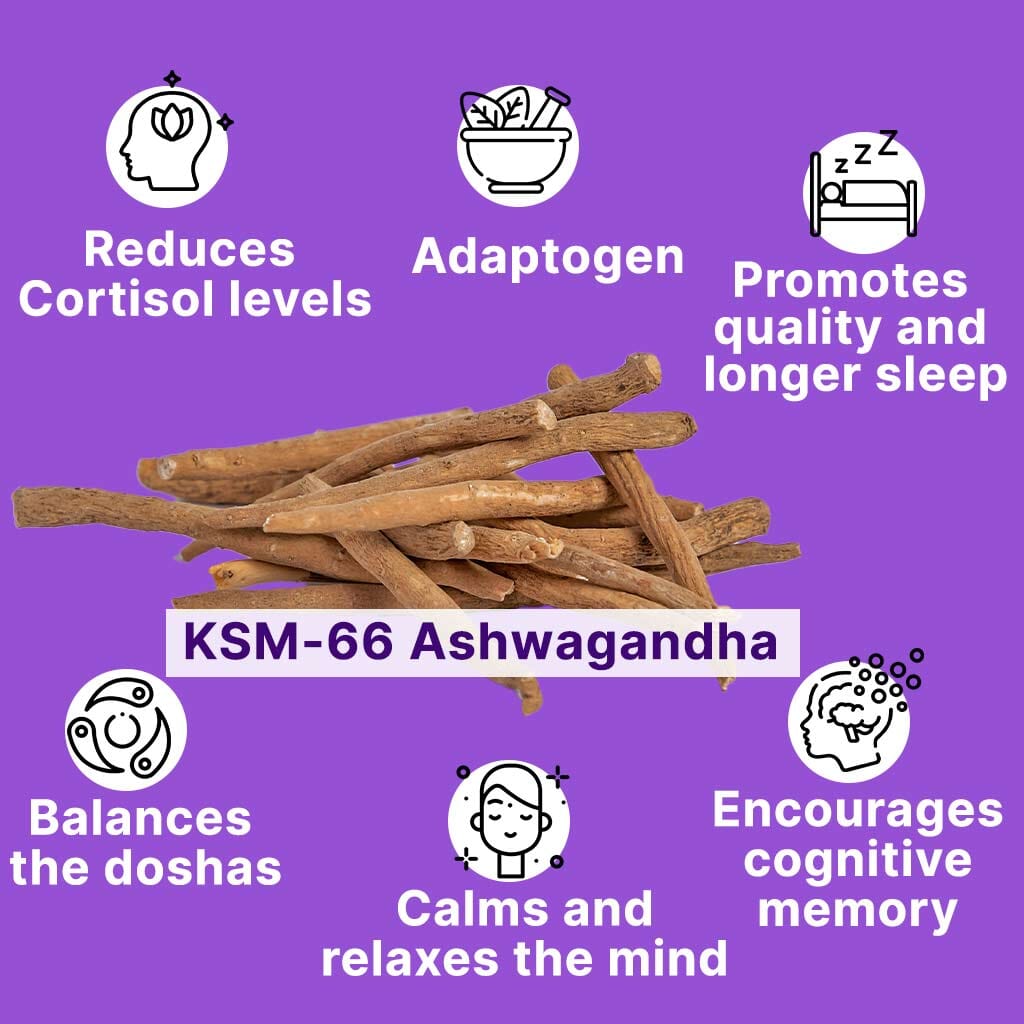 Sleep Gummies with KSM 66 Ashwagandha and Valerian Root for Blissful Sleep | Tasty Blueberry Flavor Supplements Ayuttva 