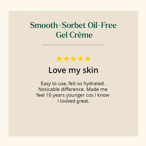 Smooth-Sorbet: Oil-Free Face Gel Crème - For Mature, Dull and Aging Skin - Matte Cloud-Like Glow Instantly Lotion & Moisturizer A. Modernica Naturalis 