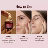 Smooth-Sorbet: Oil-Free Face Gel Crème - For Mature, Dull and Aging Skin - Matte Cloud-Like Glow Instantly Lotion & Moisturizer A. Modernica Naturalis 