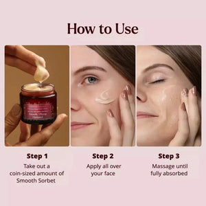 Smooth-Sorbet: Oil-Free Face Gel Crème - For Mature, Dull and Aging Skin - Matte Cloud-Like Glow Instantly Lotion & Moisturizer A. Modernica Naturalis 