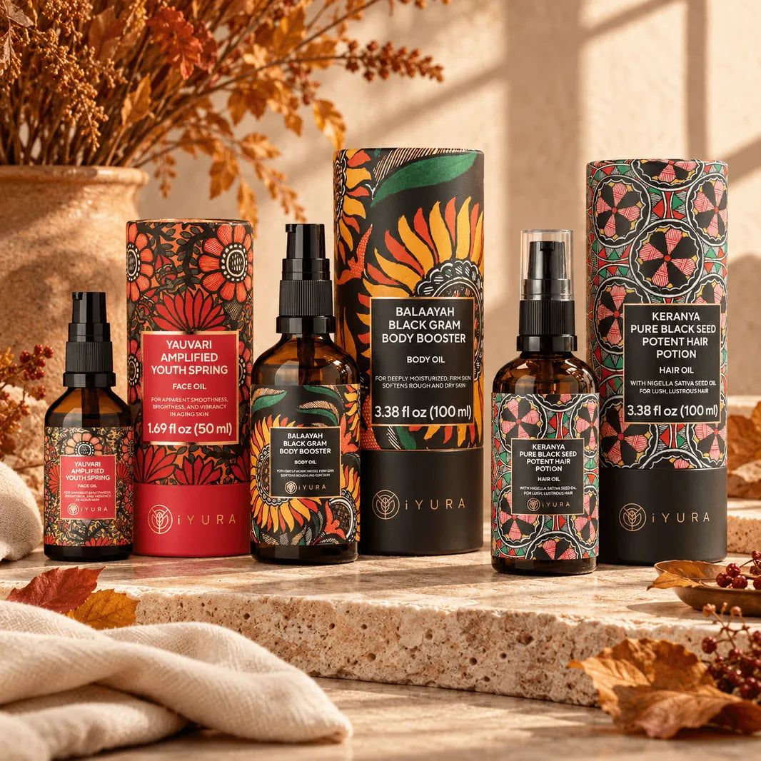 The ’ber Months Dryness-Fighting Kit Beauty set The Ayurveda Experience 