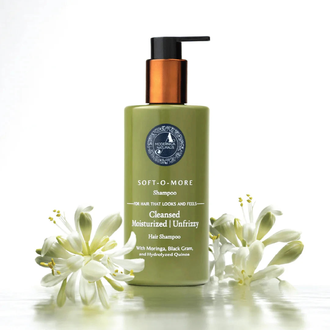 The Soak & Lather Duo – Keranya Scalp Soak + Soft-O-More Shampoo The Ayurveda Experience 