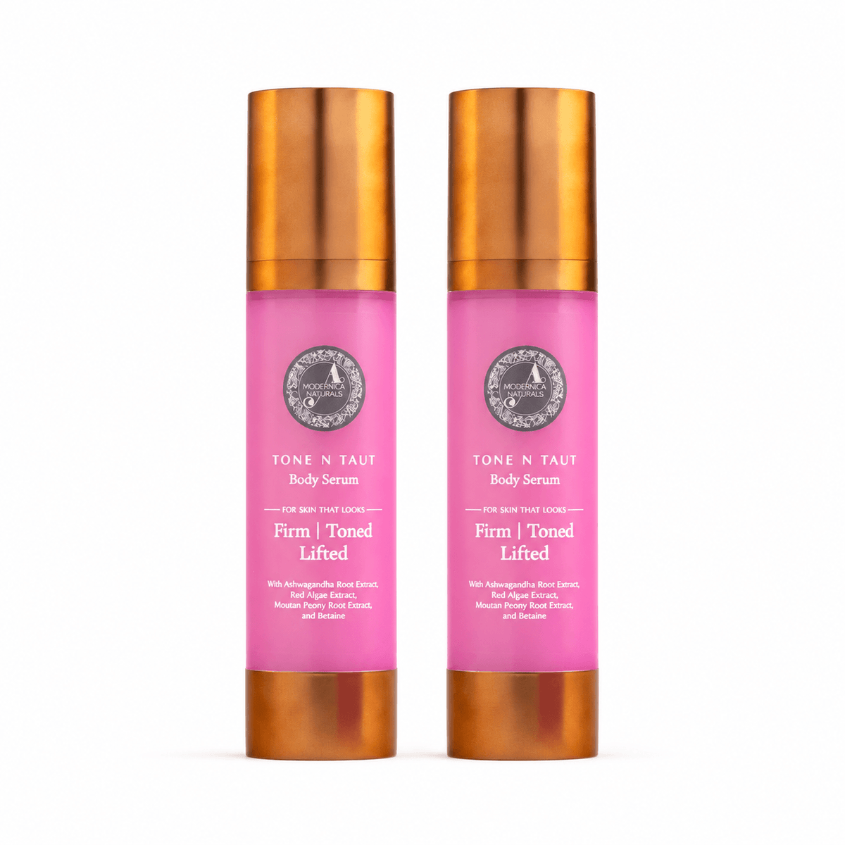 Tone N Taut Body Serum - Tightens and firms the appearance of saggy, crepey skin on your arms, legs and belly - Pack of 2 Lotion & Moisturizer A. Modernica Naturalis 