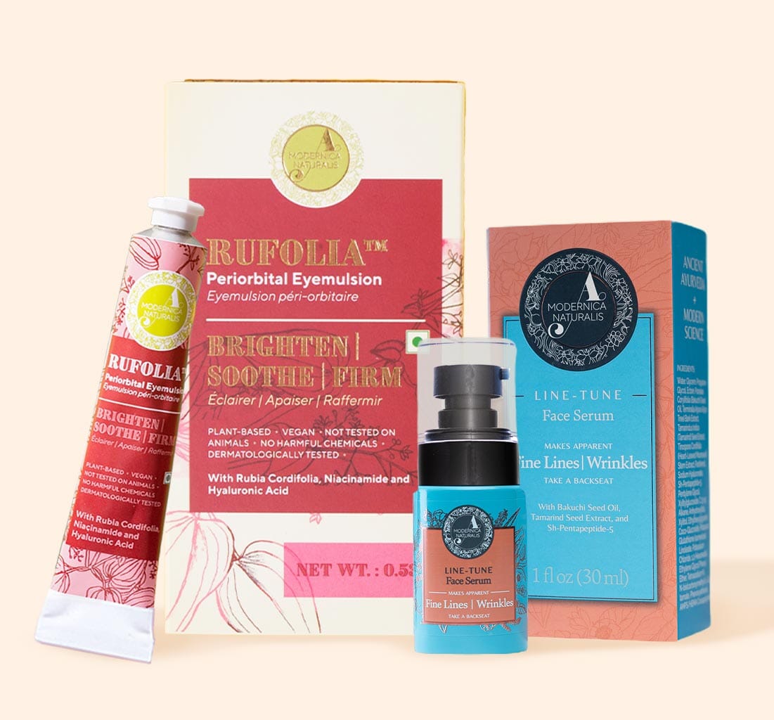 WrinkleBlur & EyeBrighten Duo A. Modernica's Face Serum