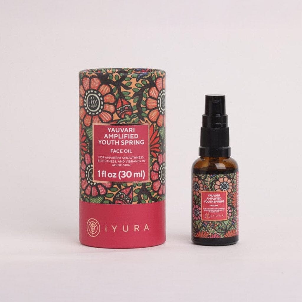 Yauvari Amplified Youth Spring – A Black Gram Boosted Face Moisturizer with Natural Protein, Vitamin A, B & E – 30mL Face oil iYURA 
